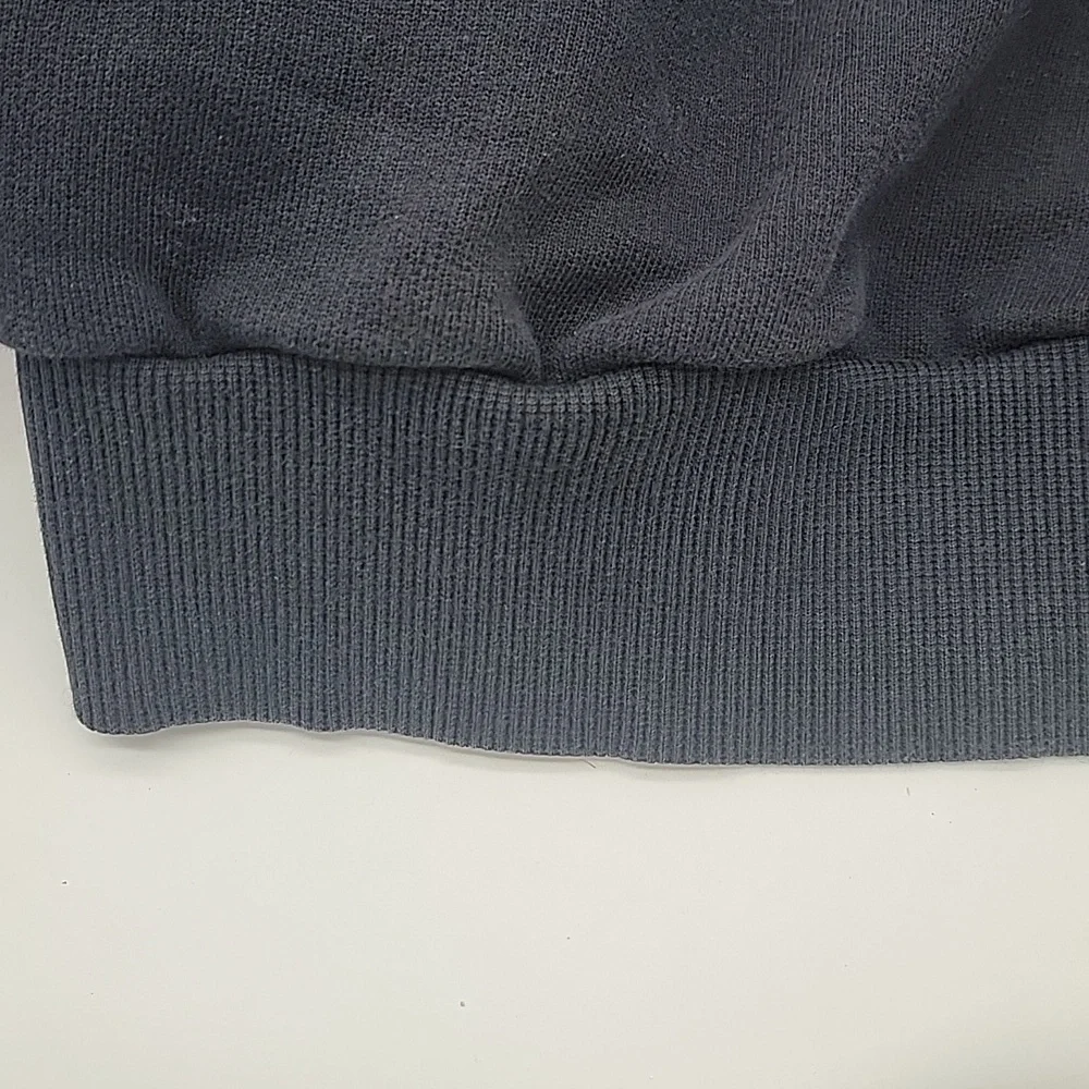 Men's Dolce & Gabbana Made in Italy Navy Crewneck Two-Tone Sweatshirt Large $500 - Picture 5 of 7